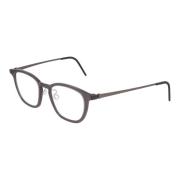 Titanium Square Frame Glasses Lindbergh , Gray , Unisex