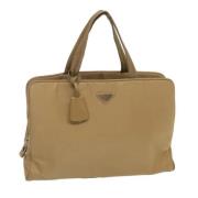 Pre-owned Nylon prada-bags Prada Vintage , Beige , Dames