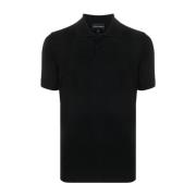 Polo Shirts Emporio Armani , Black , Heren