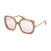 Acetaat zonnebril Malibu9 voor vrouwen Max Mara , Brown , Dames