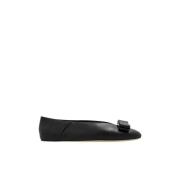 Elegant Ballerina Flats Salvatore Ferragamo , Black , Dames