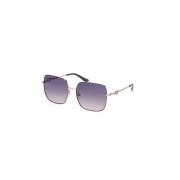 Metalen Zonnebril voor Vrouwen Guess , Gray , Dames