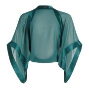 Chiffon Stola 3/4 Mouw Elegant vera mont , Green , Dames