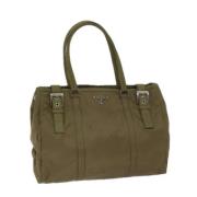 Pre-owned Nylon totes Prada Vintage , Brown , Dames