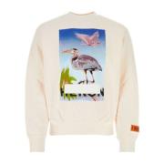 Pastelroze Katoenen Sweatshirt Heron Preston , Pink , Heren