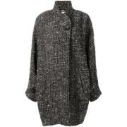 Pre-owned Wool outerwear Fendi Vintage , Gray , Dames