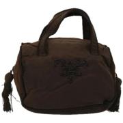 Pre-owned Nylon prada-bags Prada Vintage , Brown , Dames