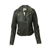 Leather outerwear Michael Kors , Green , Dames