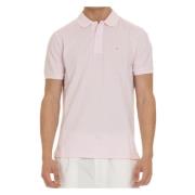 Roze Polo Shirt Logo Borst C.p. Company , Pink , Heren