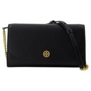 Leather wallets Tory Burch , Black , Dames