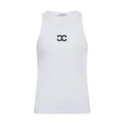 Wit Katoenen Tanktop Co'Couture , White , Dames