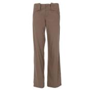 Pre-owned Cotton bottoms Gucci Vintage , Brown , Dames