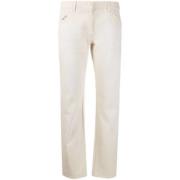 Pre-owned Cotton jeans Dolce & Gabbana Pre-owned , Beige , Dames