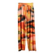 Tie Dye Wide Pants Laneus , Multicolor , Dames