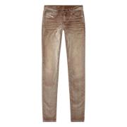 Slim Jeans - 2019 D-Strukt Diesel , Brown , Heren