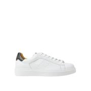 Lage sneaker met cassette zool Doucal's , White , Heren