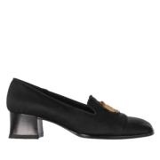 Pre-owned Satin heels Ralph Lauren Pre-owned , Black , Dames
