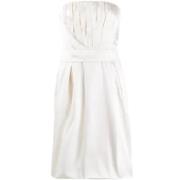 Pre-owned Polyester dresses Dolce & Gabbana Pre-owned , White , Dames