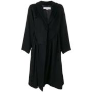 Pre-owned Wool outerwear Yves Saint Laurent Vintage , Black , Dames