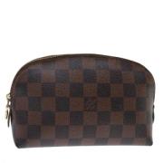 Pre-owned Canvas pouches Louis Vuitton Vintage , Brown , Dames