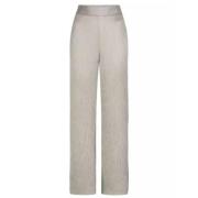 Elegante Plooi Broek Dante 6 , Gray , Dames