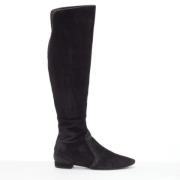 Pre-owned Suede boots René Caovilla Pre-owned , Black , Dames