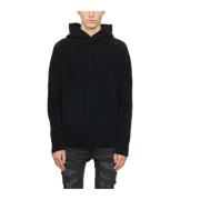 Wollen Hoodie Isabel Benenato , Black , Heren