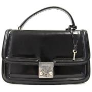 Pre-owned Leather handbags Moschino Pre-Owned , Black , Dames