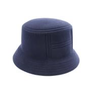 Pre-owned Fabric hats Hermès Vintage , Blue , Dames