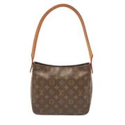 Pre-owned Leather totes Louis Vuitton Vintage , Brown , Dames