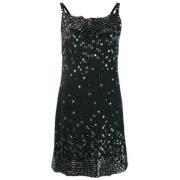 Pre-owned Silk dresses Chanel Vintage , Black , Dames