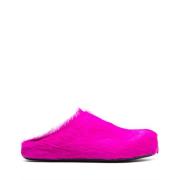 Fuchsia Slip-On Sandals Marni , Pink , Dames