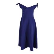 Polyester dresses Saloni , Blue , Dames