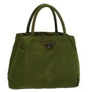 Pre-owned Nylon prada-bags Prada Vintage , Green , Dames