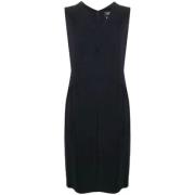 Pre-owned Wool dresses Chanel Vintage , Black , Dames