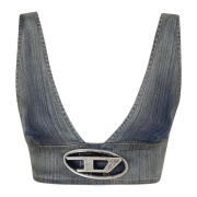 Stijlvolle Denim Jas Diesel , Blue , Dames