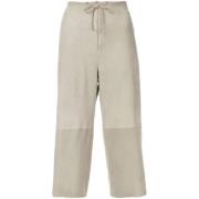 Pre-owned Suede bottoms Salvatore Ferragamo Pre-owned , Beige , Dames