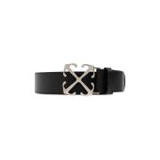 Riem met logo Off White , Black , Heren