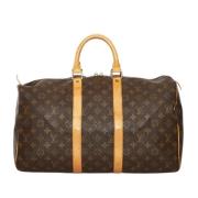 Pre-owned Canvas louis-vuitton-bags Louis Vuitton Vintage , Brown , Da...