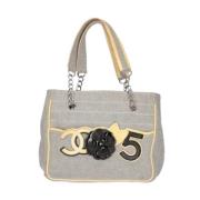 Pre-owned Cotton chanel-bags Chanel Vintage , Gray , Dames