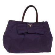 Pre-owned Nylon prada-bags Prada Vintage , Purple , Dames