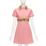 Pre-owned Wool dresses Valentino Vintage , Pink , Dames