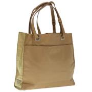 Pre-owned Nylon totes Prada Vintage , Beige , Dames