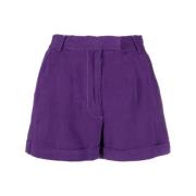 Pre-owned Fabric bottoms Dolce & Gabbana Pre-owned , Purple , Dames