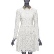 Pre-owned Cotton dresses Valentino Vintage , White , Dames