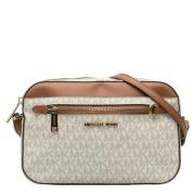 Pre-owned Canvas shoulder-bags Michael Kors Pre-owned , White , Dames