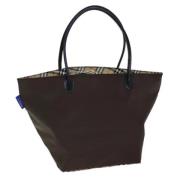 Pre-owned Fabric handbags Burberry Vintage , Brown , Dames