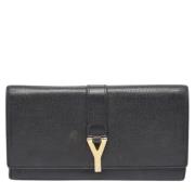 Pre-owned Leather shoulder-bags Yves Saint Laurent Vintage , Black , H...