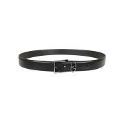 Mini VLogo Signature Riem Valentino Garavani , Black , Heren