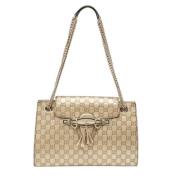 Pre-owned Leather gucci-bags Gucci Vintage , Yellow , Dames